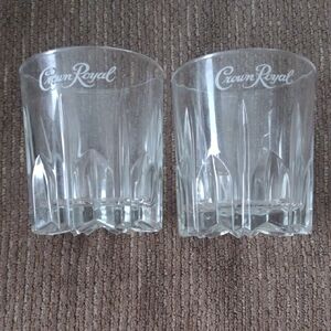 Crown Royal 8 Oz. Starburst Glasses Crafted In Italy